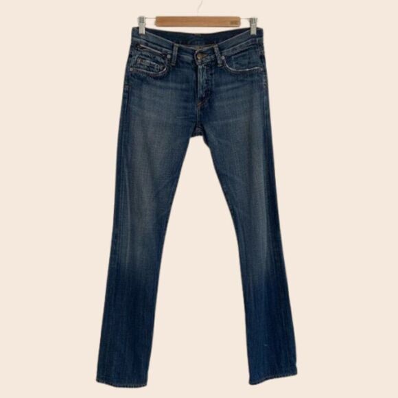 Citizens of Humanity Vintage Y2K Low Rise Mid Blue Tapered Jeans Size 25 - Picture 1 of 16
